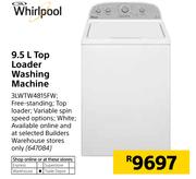 Whirlpool 9.5L Top Loader Washing Machine 3LWTW4815FW