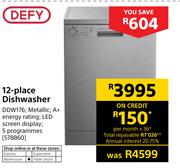 Defy 12 Place Dishwasher DDW176
