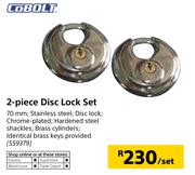 Cobolt 2-Piece Disc Lock Set-Per Set