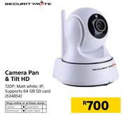 Securitymate Camera Pan & Tilt HD