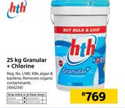 HTH 25Kg Granular + Chlorine