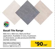Basali Tile Range 400mm x 400mm-Per Sqm