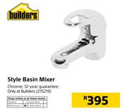 Builders Style Basin Mixer