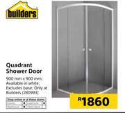 Builders Quadrant Shower Door 900mm x 900mm