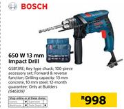 Bosch 650W 13mm Impact Drill GSB13RE
