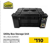 Camp Master 46Ltr Black Utility Box Storage Unit