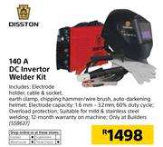 Disston 40A DC Invertor Welder Kit