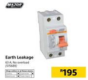 Major Tech Earth Leakage 63A
