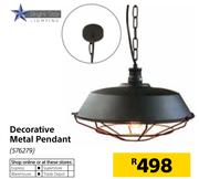 Bright Star Decorative Metal Pendant