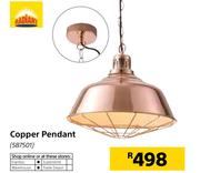 Radiant Copper Pendant