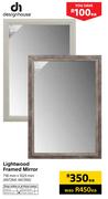 Lightwood Framed Mirror