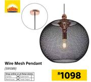 Radiant Wire Mesh pendant