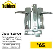 Builders 2-Lever Lock Set