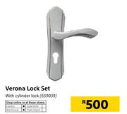 Verona Lock Set With Cylinder Lock