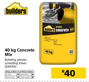 Builders 40kg Concrete Mix