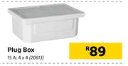 Plug Box 15A 4 x 4