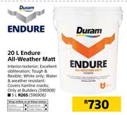 Duram 20L Endure All Weather Matt