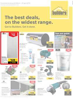 Builders PE : The Best Deals On The Widest Range (26 Mar - 21 Apr 2019), page 1