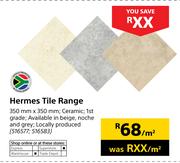 Hermes Tile Range 350mmX350mm-Per Sqm