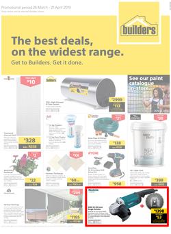Builders Western Cape : The Best Deals On The Widest Range (26 Mar - 21 Apr 2019), page 1