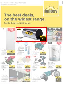Builders Western Cape : The Best Deals On The Widest Range (26 Mar - 21 Apr 2019), page 1