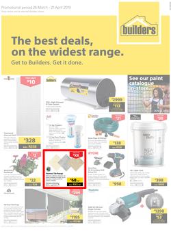 Builders Western Cape : The Best Deals On The Widest Range (26 Mar - 21 Apr 2019), page 1