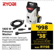Ryobi 1400W Pressure Washer AJP1280