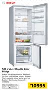 Bosch 505L Silver Double Door Fridge