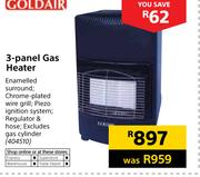 Goldair 3 Panel Gas Heater