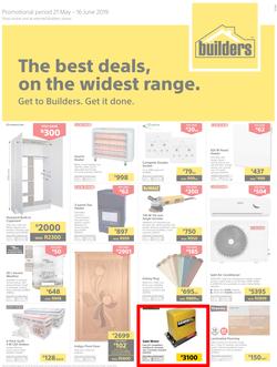 Builders Superstore EL : The Best Deals On The Widest Range (21 May - 16 June 2019), page 1