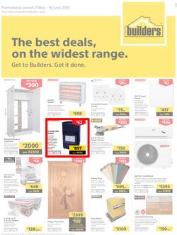 Builders Superstore EL : The Best Deals On The Widest Range (21 May - 16 June 2019), page 1