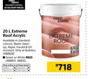 Fired Earth 20Ltr Extreme Roof Acrylic