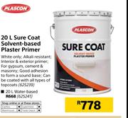 Plascon Sure Coat Solvent Based Plaster Primer-20Ltr