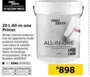 Fired Earth 5Ltr All In One Primer
