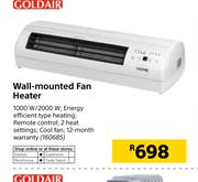 Goldair Wall Mounted Fan Heater