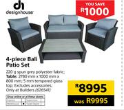 Design House 4 Piece Bali Patio Set