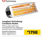 Technilamp Lowglare Carribean Heater