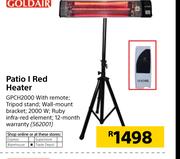 Goldair Patio I Red Heater