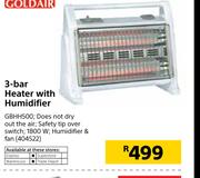 Goldair 3 Bar Heater With Humidifier