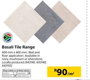 Basali Tile Range-400mm x 400mm Per Sqm