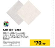 Gala Tile Range-330mm x 330mm Per Sqm