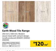 Earth Wood Tile Range-250mm x 500mm Per Sqm