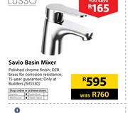 Lusso Savio Basin Mixer