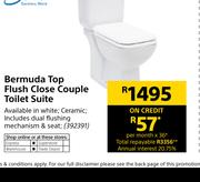 Solo Bermuda Top Flush Close Couple Toilet Suite