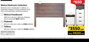 Home & Kitchen Walnut Pedestal 450mm x 450mm x 650mm