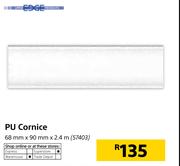 Edge PU Cornice-68mm x 90mm x 2.4m