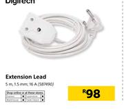 Digitech Extension Lead 5m, 1.5mm, 16A