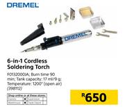 Dremel 6 In 1 Cordless Soldering Torch F0132000JA