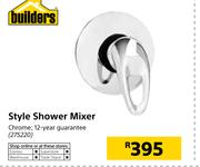 Builders Style Shower Mixer