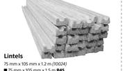 Lintels-75mmX105mmX15m